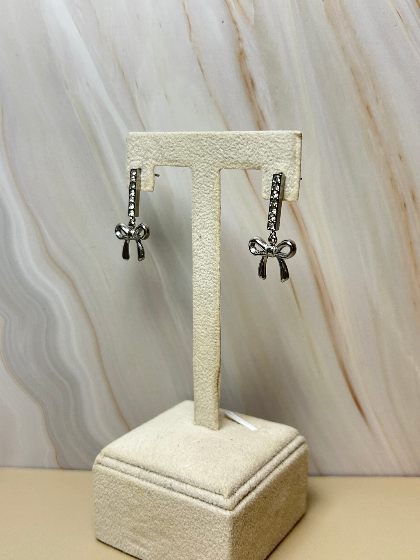 Aretes coquette silver