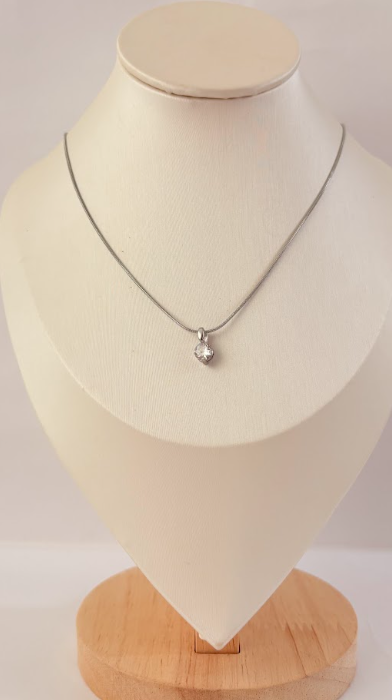 Collar Bella Diamond Plata