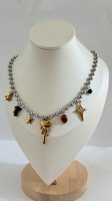 Collar Bali & Charms Bicolor