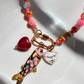 Collar Bali Rosa & Charms