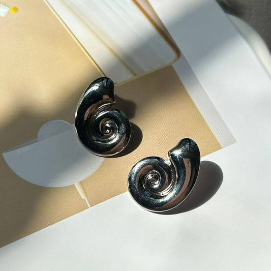 Aretes Shell Plata