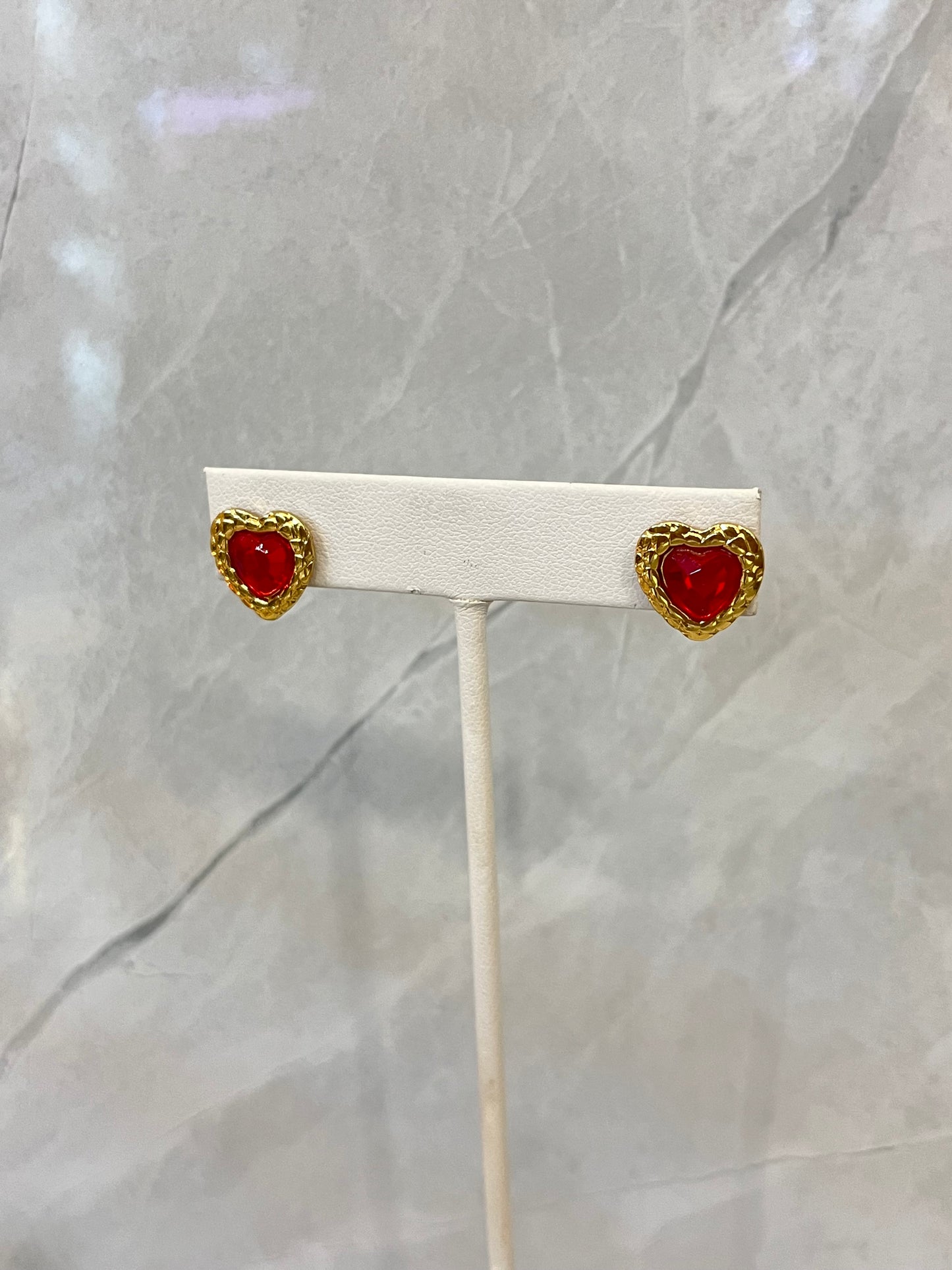 Aretes Red Heart