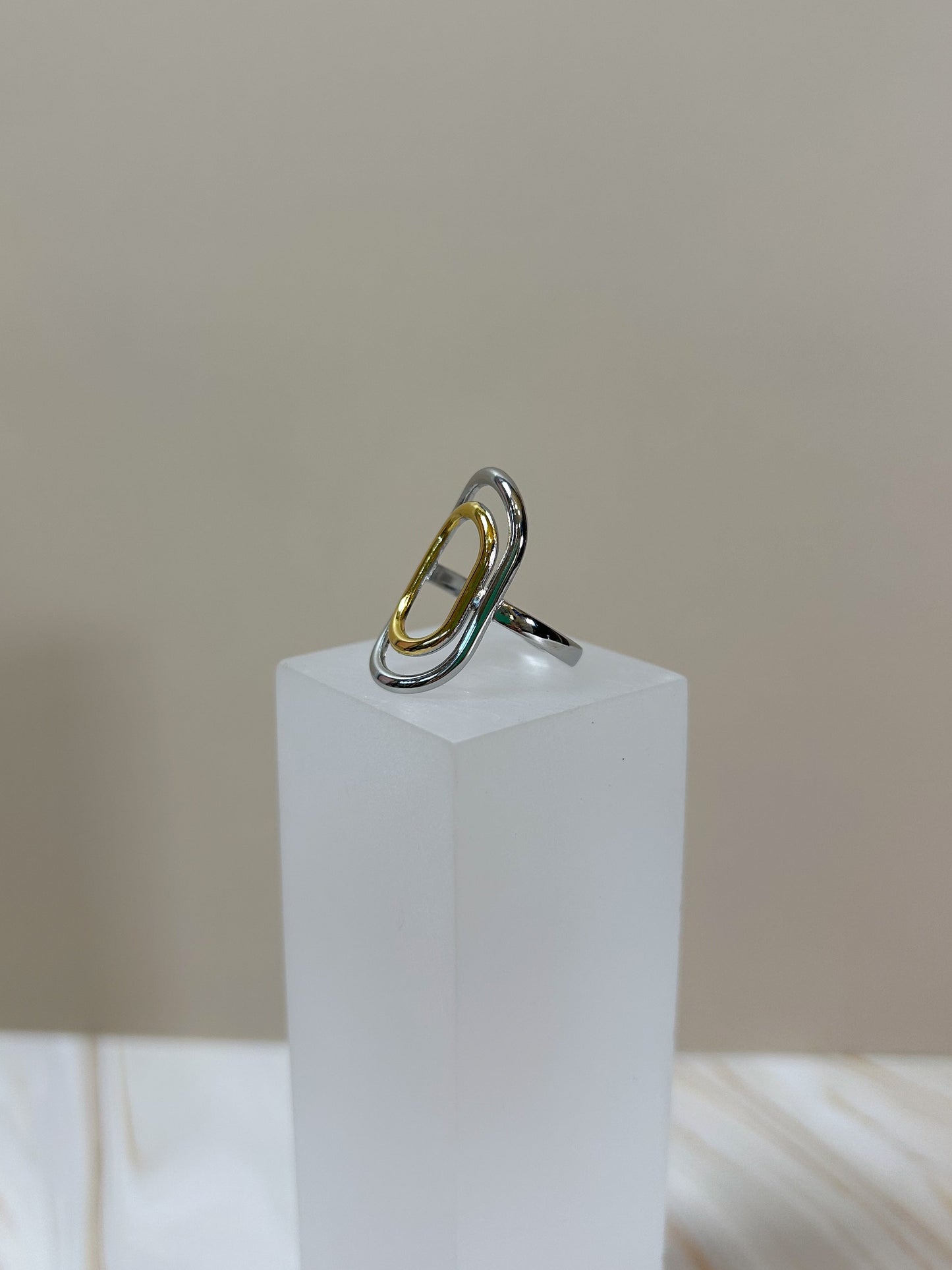 Anillo Tesoro bicolor