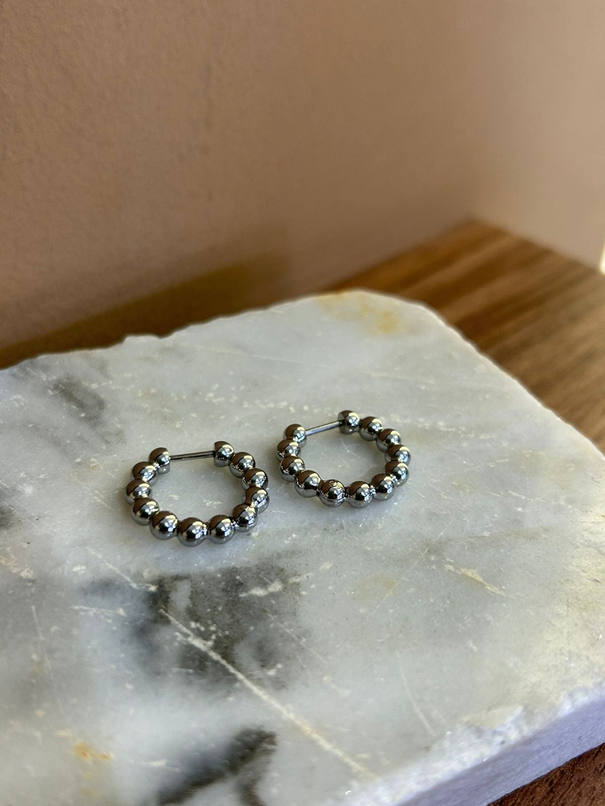 Arracadas Bubble Silver