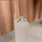 Anillo arte blanco plata