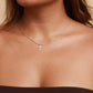 Collar Cruz Diamond Plata