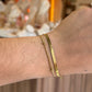 pulsera doble balines lisa