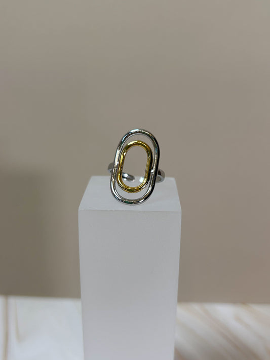 Anillo Tesoro bicolor