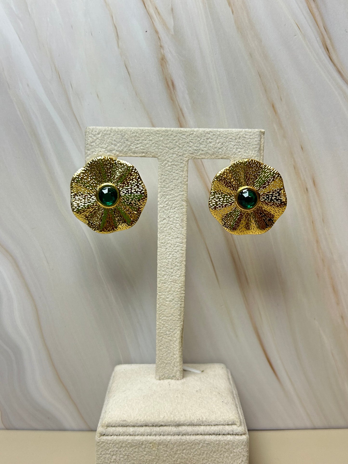 Aretes dragón green