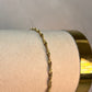 pulsera entorchada mini dorado