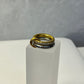 Anillo Doble Aro Bicolor