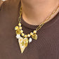 Collar talavera amarillo