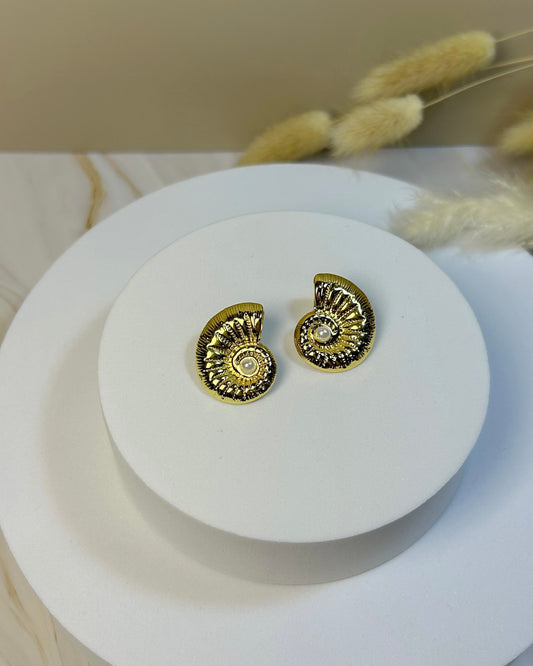 Aretes Caracol Perla