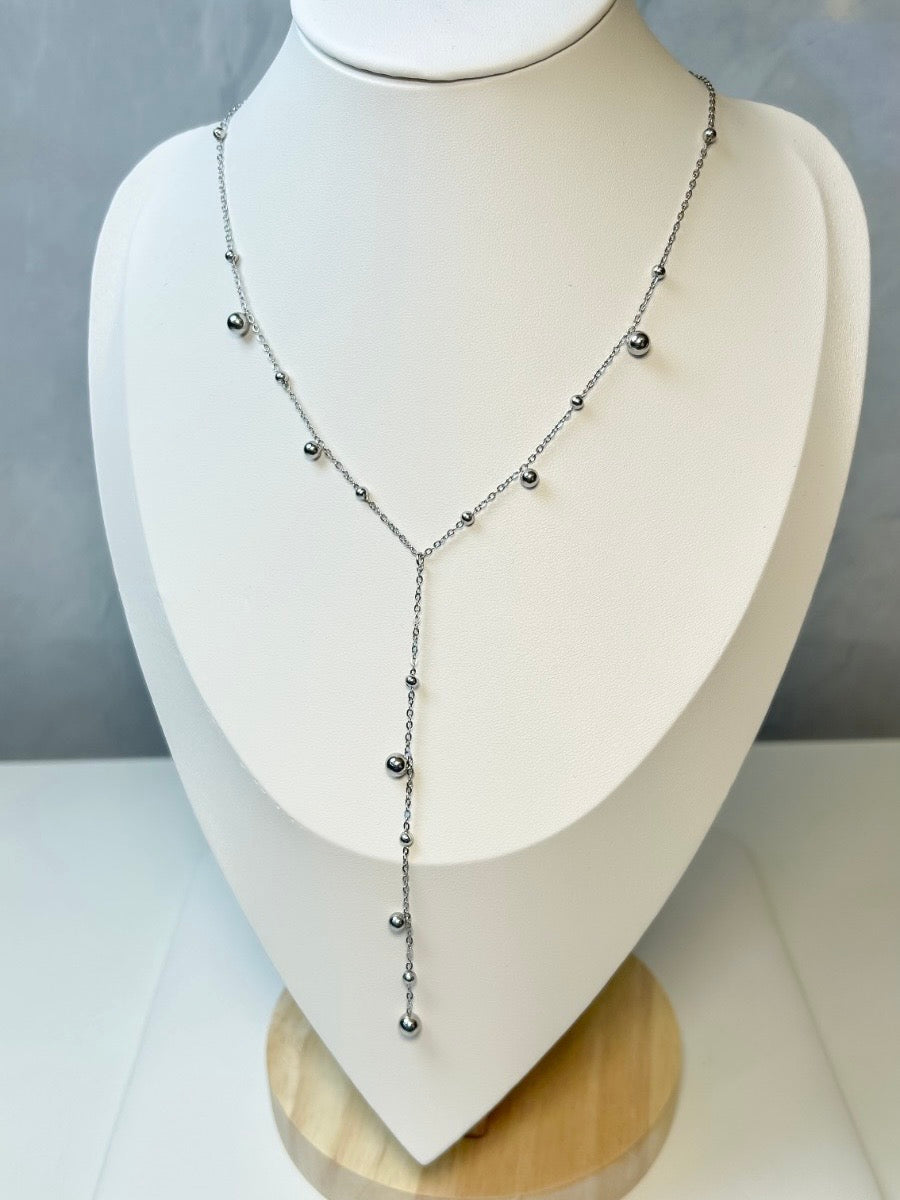 Collar Corbatero Bali Plata