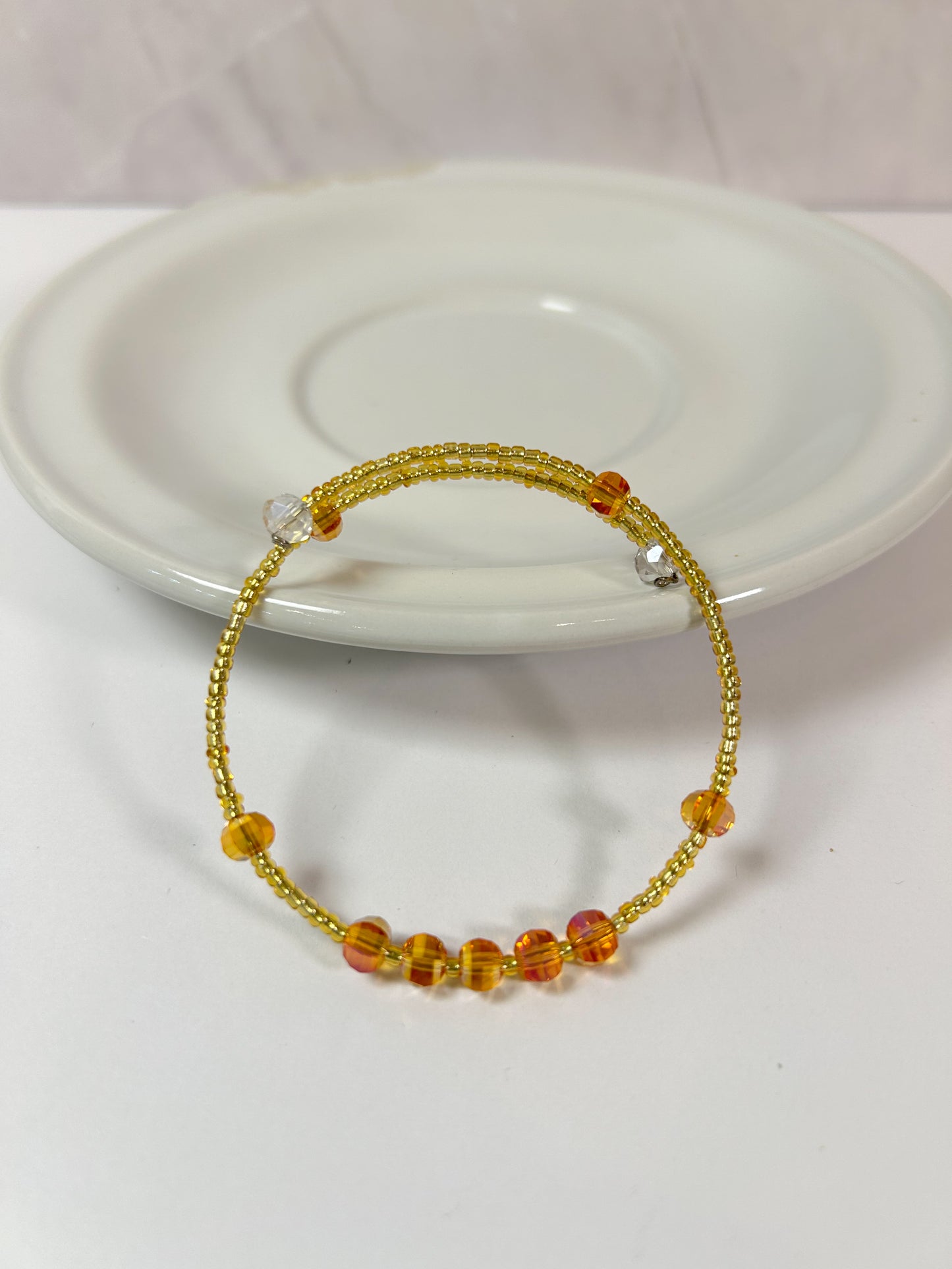 Pulsera Orange pearls