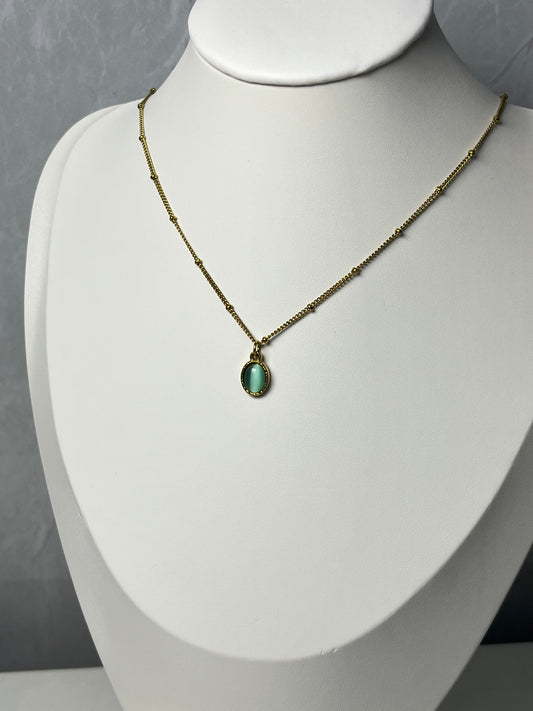 Collar Olivia Mini Azul