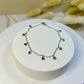 Tobillera Coin Silver