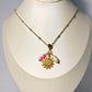 Collar sol charm dorado