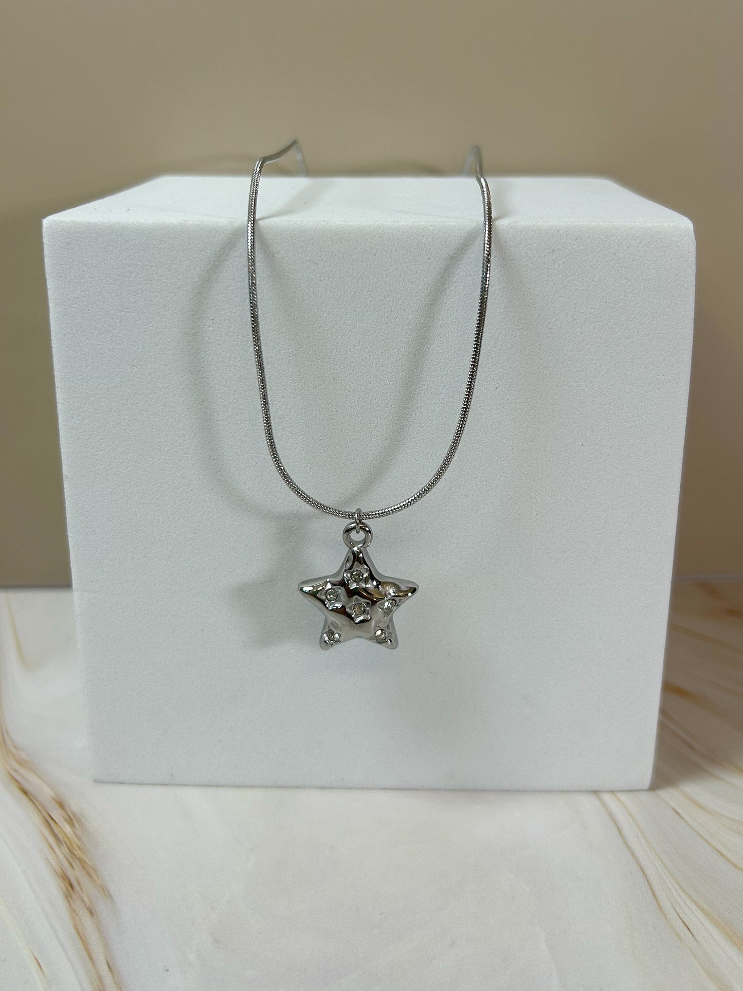 Collar Rockstar plata