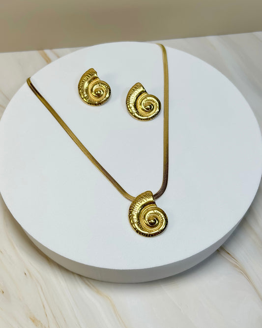 Collar & Aretes Caracol