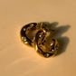 Aretes brillito dorado