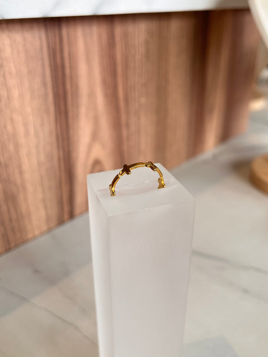 Anillo mini cruz