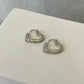 Aretes Hearts Silver