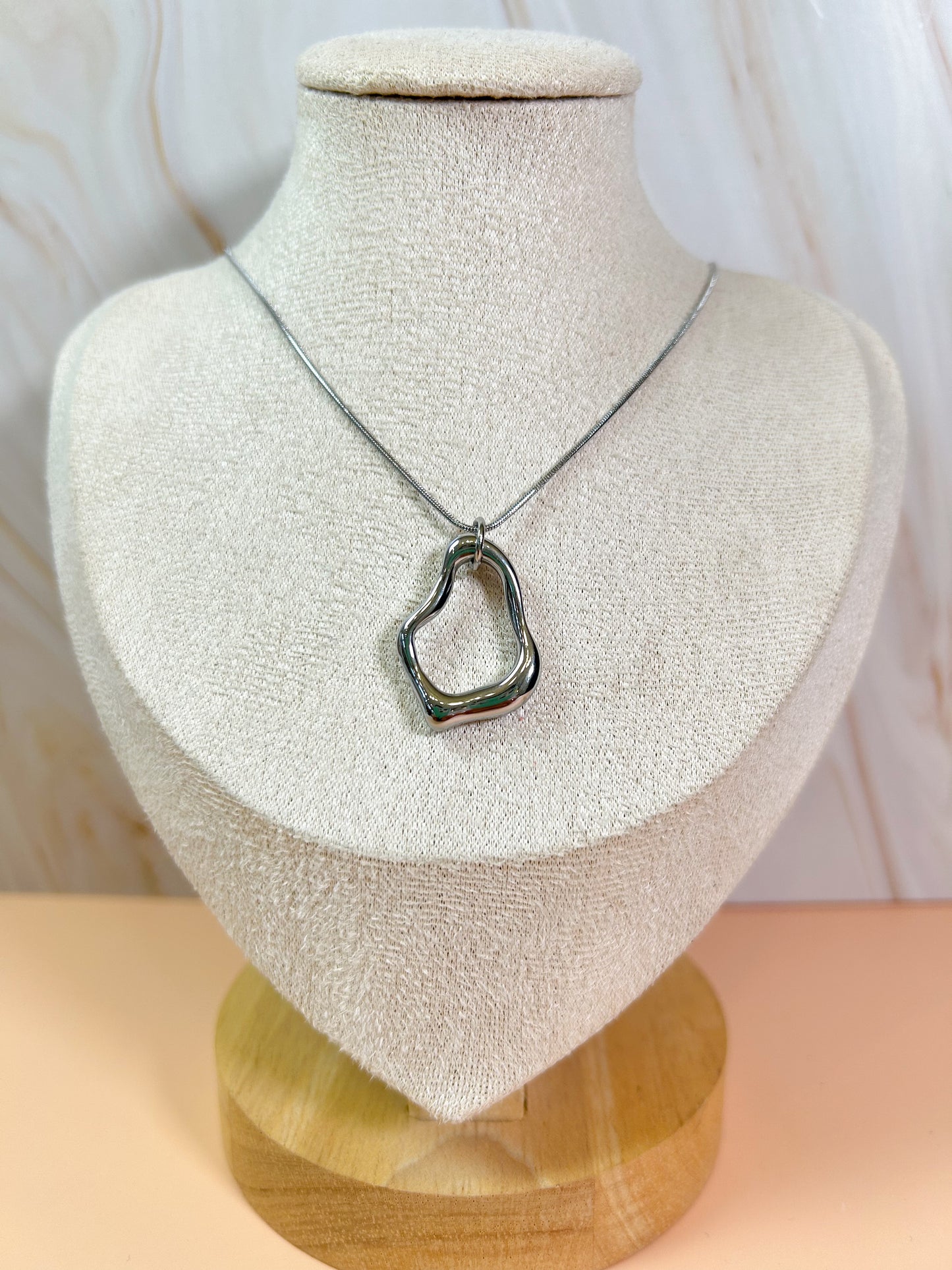 Collar Olivia silver