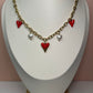 Collar love pearl
