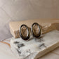 Aretes Oval Silver