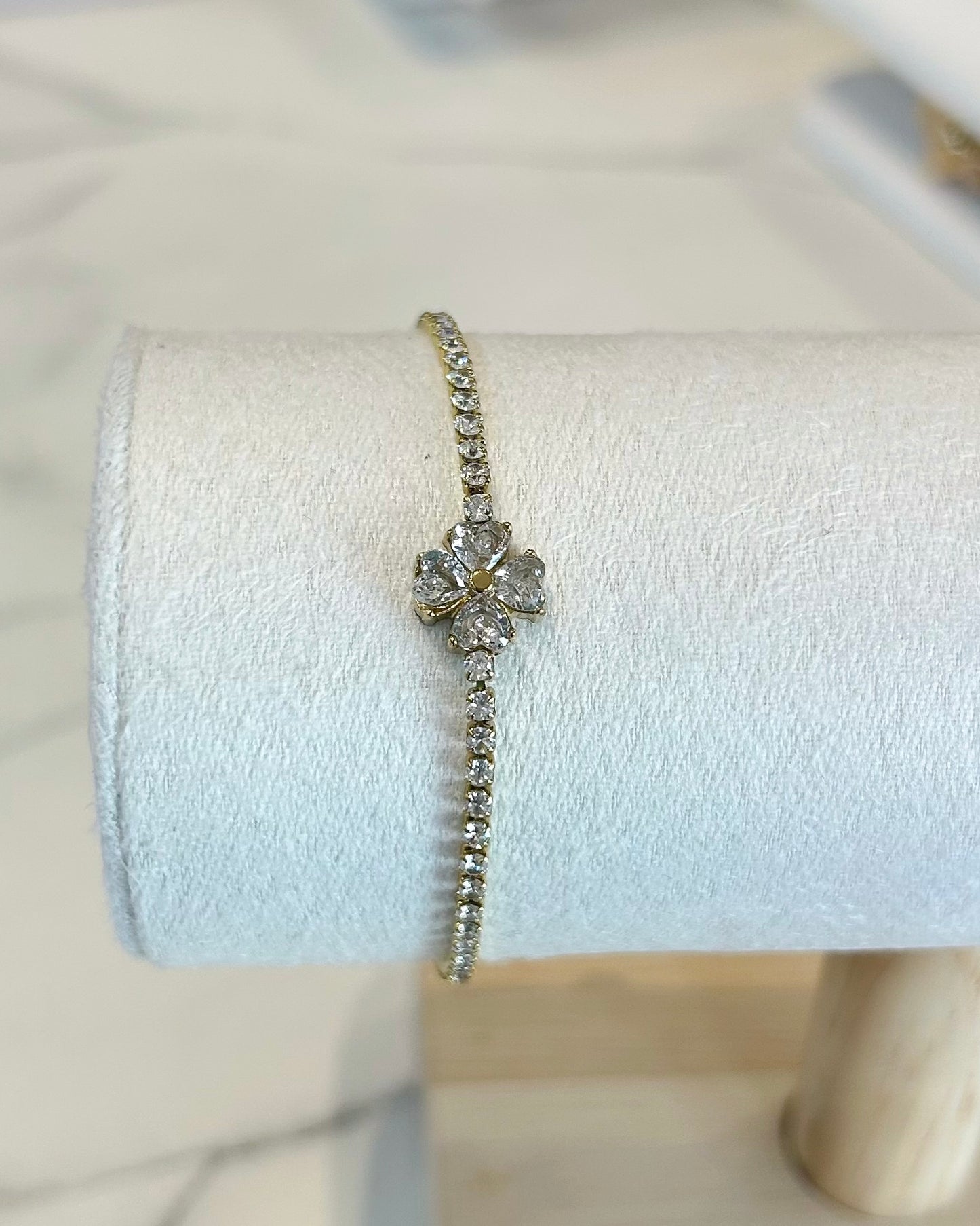 Pulsera Crystal clover