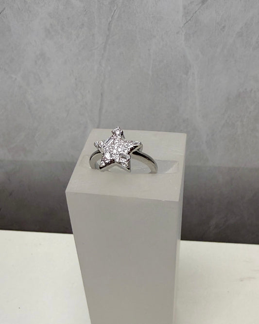 Anillo Estrella con cristales