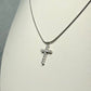 Collar Cruz Diamond Plata