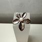 Anillo Flor plateada