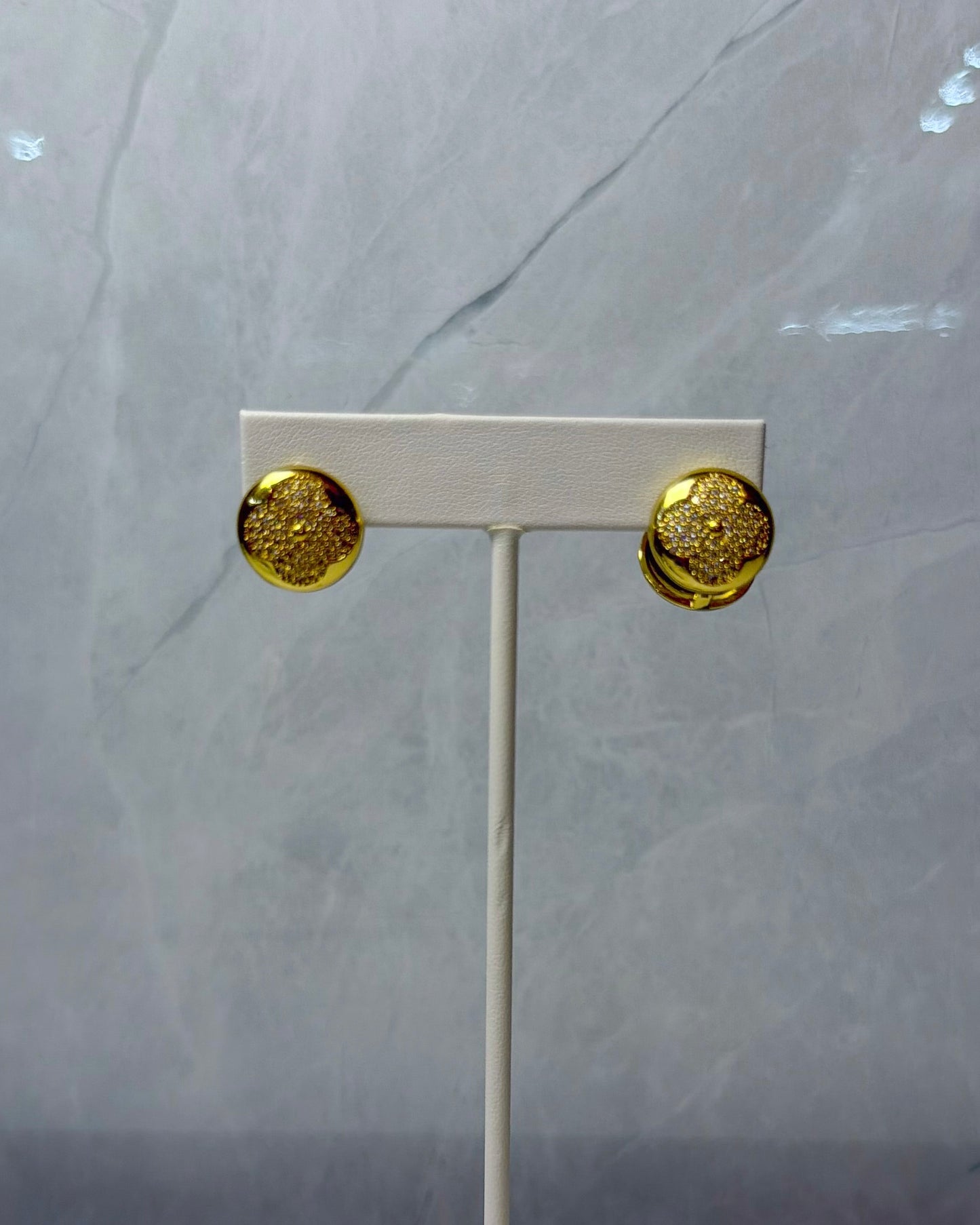 Aretes Crystal golden