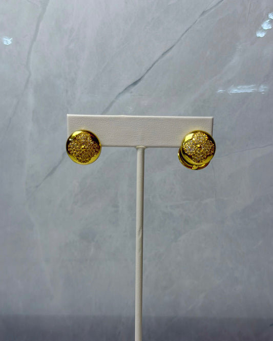 Aretes Crystal golden