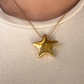 Collar Estrella Xl Globo Dorado