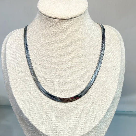 Cadena Lisa XL Plata