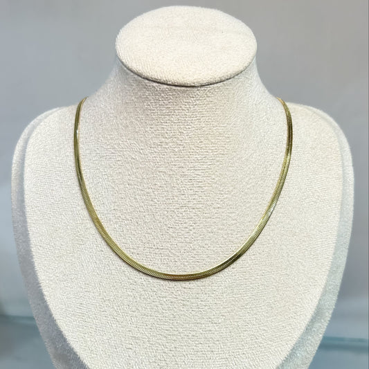 Cadena Lisa Mini Dorada