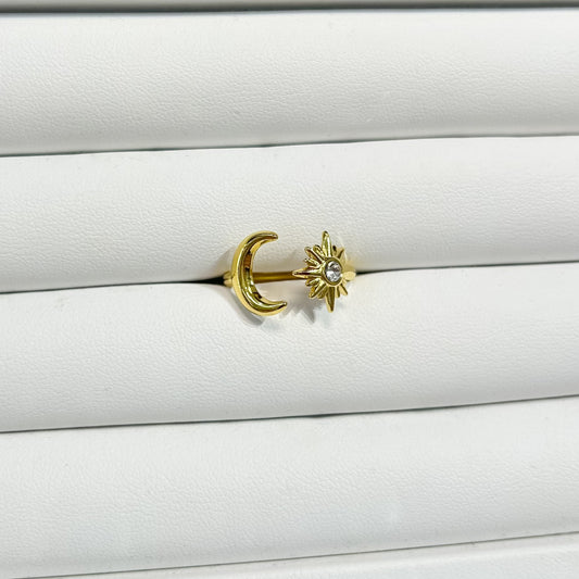 Anillo Eclipse Dorado
