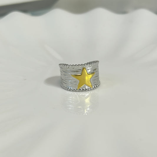 Anillo Star Rodeo Bicolor