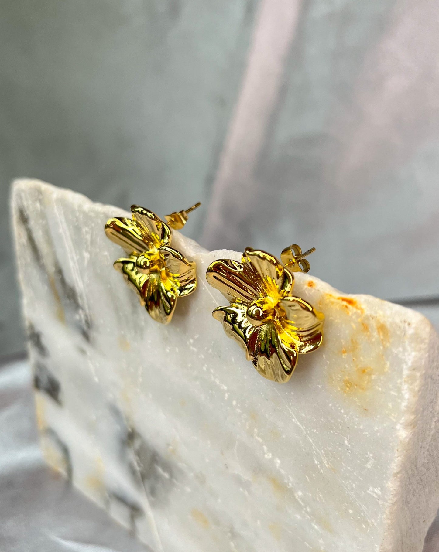 Aretes Chunky Flower