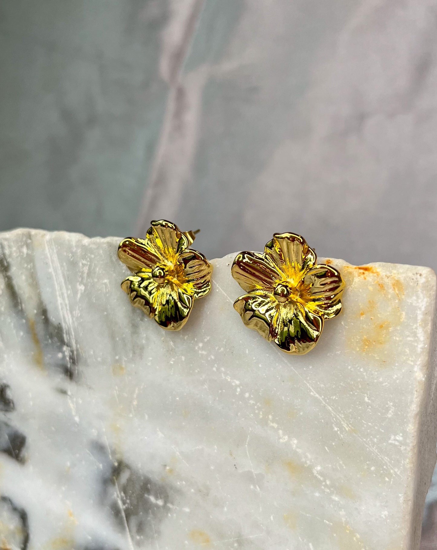 Aretes Chunky Flower