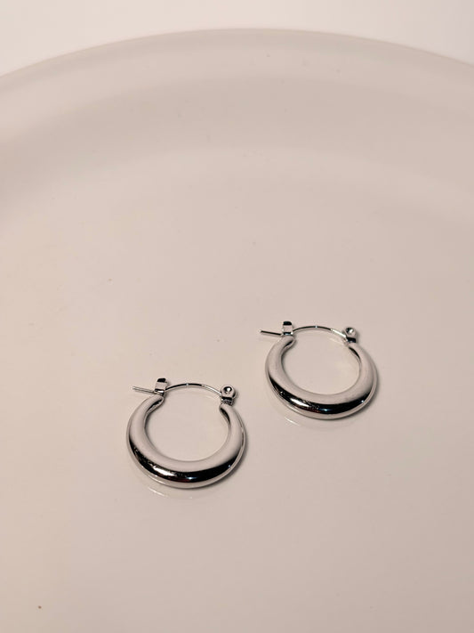 Arracadas Basic Silver