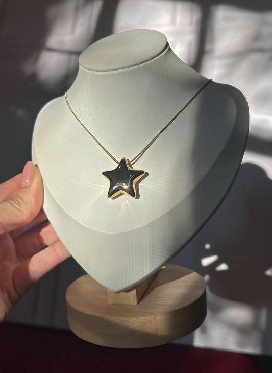 Collar Estrella Ch Globo Dorada