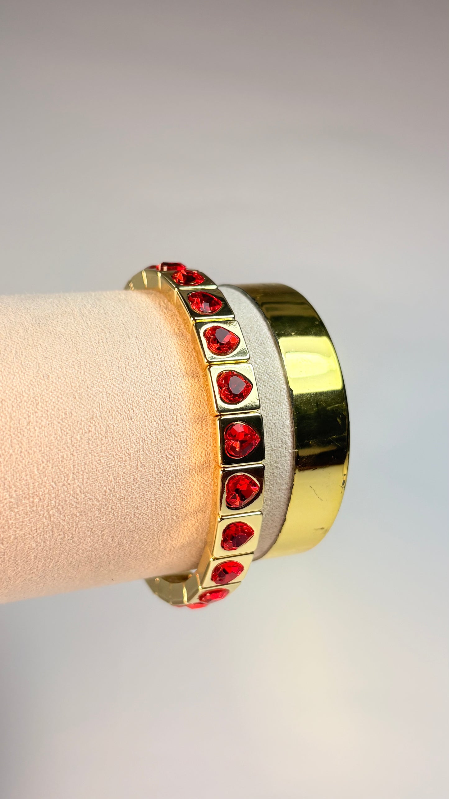 Pulsera Red Hearts
