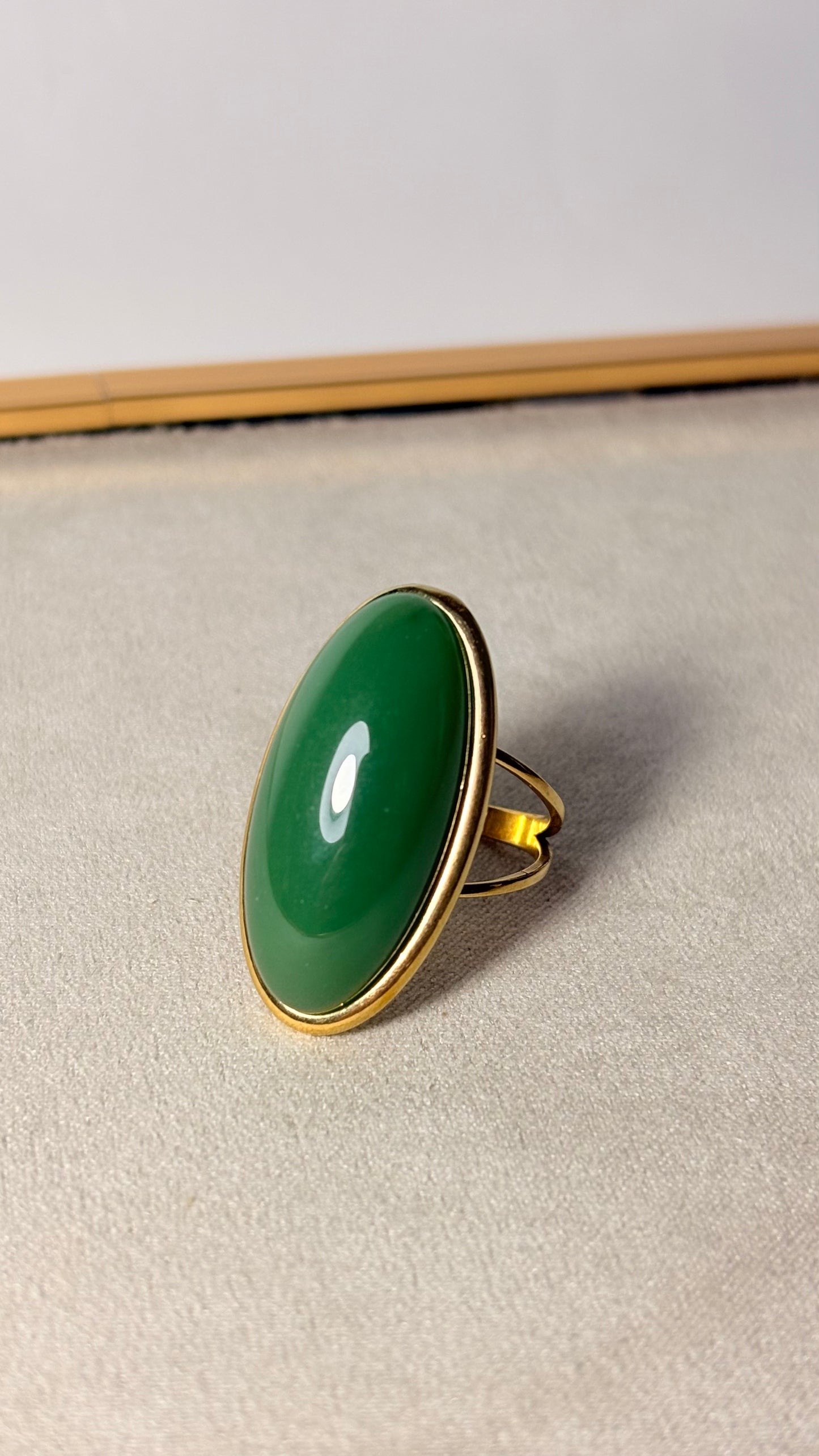 Anillo Green Stone