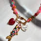 Collar Bali Rosa & Charms