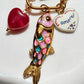 Collar Bali Rosa & Charms