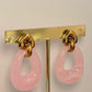Aretes Acrilico Pink